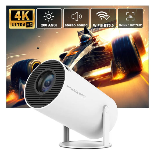 BOXSY® vidéo projecteur 4K bluetooth/wifi